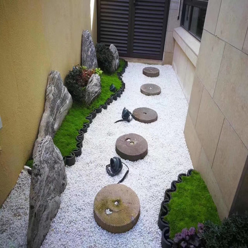鹅卵石原石天然小石子鱼缸装饰盆栽造景雨花石庭院铺路鹅暖石5斤 - 图2