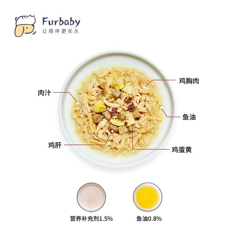 熟肉猫粮猫饭自制生骨肉主食罐湿粮幼猫猫咪罐头零食营养 - 图0