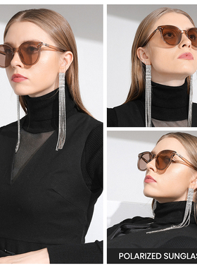 墨镜太阳镜cyxus偏光女大框高级