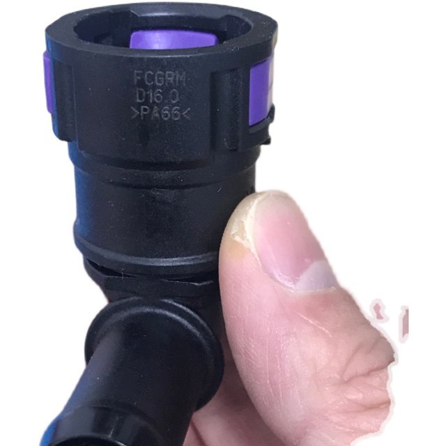 Water pipe quick connector quick plug 5/16 Aremont card installation