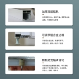 ПВХ складной перегородки -пуль Открыть кухню невидимое газовое отверстие бесплатно -временная дверь без удара