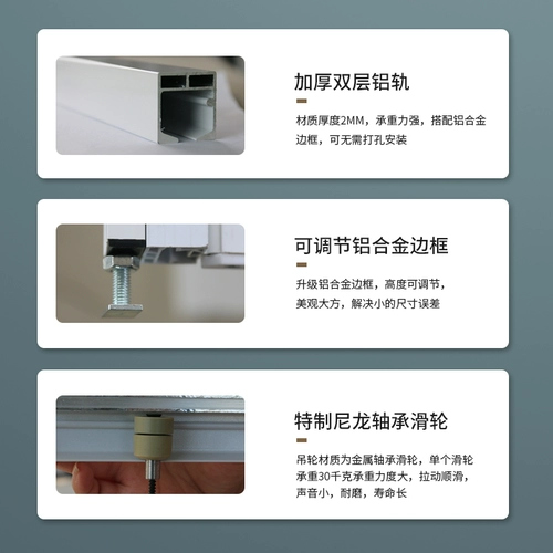 ПВХ складной перегородки -пуль Открыть кухню невидимое газовое отверстие бесплатно -временная дверь без удара