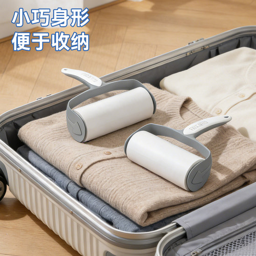 特瑞洁粘毛器滚筒可撕式滚刷衣服黏毛滚除毛筒卷毛刷纸沾头发神器 - 图3