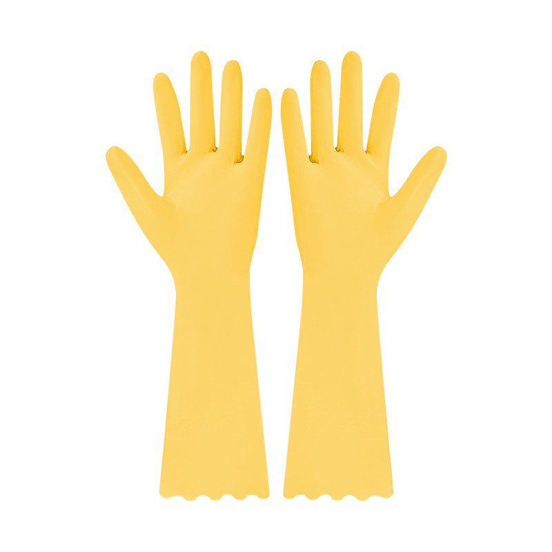 【蜂狂双十一】特瑞洁防水加厚洗碗手套家务厨房耐用型洗衣服手套