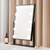 Настольное настольное зеркало на рабочем столе зеркало с легким светодиодным зеркалом макияжа