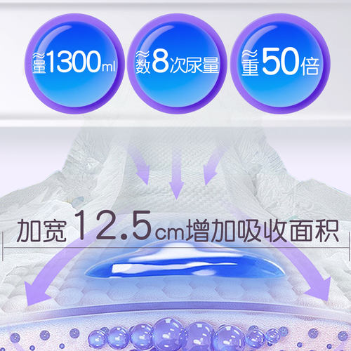 好孩纸拉拉裤超薄透气夏季5678XL加大码超大号宝宝婴儿夜用尿不湿 - 图3