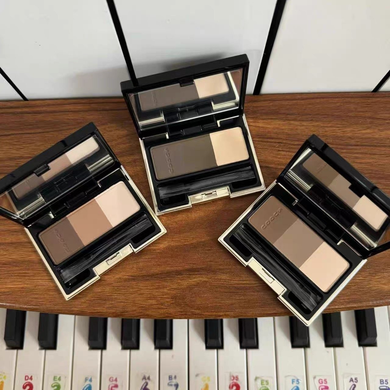 SUQQU三色3D眉粉盘小样25年新版防水防油自然平衡晶采01/02/03,淘宝优惠券,粉丝福利购,淘宝优惠卷