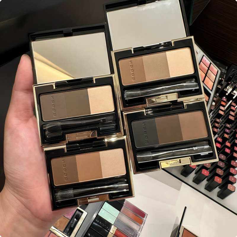 SUQQU三色3D眉粉盘小样25年新版防水防油自然平衡晶采01/02/03,淘宝优惠券,粉丝福利购,淘宝优惠卷