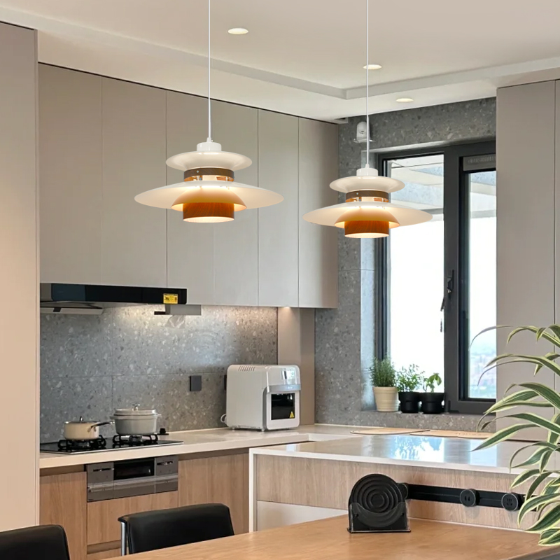 繁简丹麦PH5吊灯餐厅极简法式书吧台岛台阳台全光谱护眼单头吊灯 - 图2