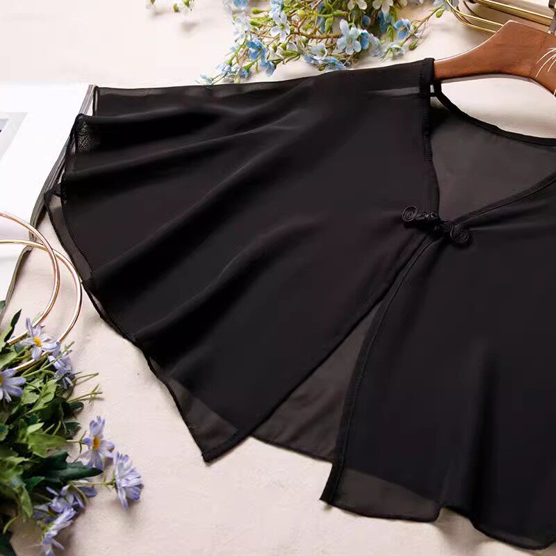  栗颜蕾丝衫/雪纺衫