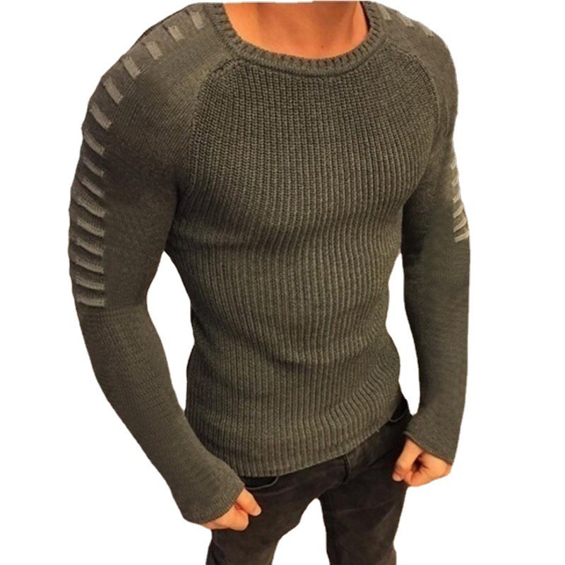 Men Sweater美式潮牌秋冬季毛衣外套打底衫2023薄毛衣男 设计师款