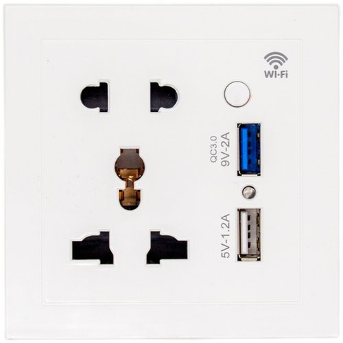 涂鸦智能wifi插座86型无线控制10A电计量USB墙壁开关五孔定时家用-图3