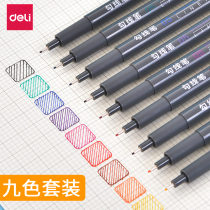 Able Color Needle Tube Pen Waterproof Hooking Pen Hand-painted Student With Comic Brief Sketching Art Students Special Children Cartoon Design Drawing Pen Suit Mark Pen Sketching Pen Multicolored Set
