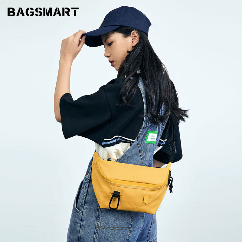 bagsmart男士单肩包男生女潮流包包 bagsmart男士包袋