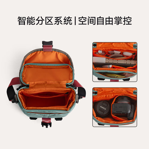 bagsmart相机外出包摄影包便捷微单保护套佳能富士单反相机斜挎包 - 图2