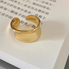 Matsumoto Eina's same style c-shaped wide ring with irregular shape
