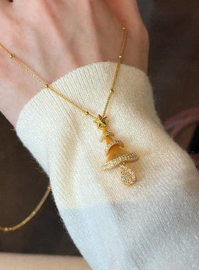 「雪夜星梦」爆闪金色拉丝圣诞树