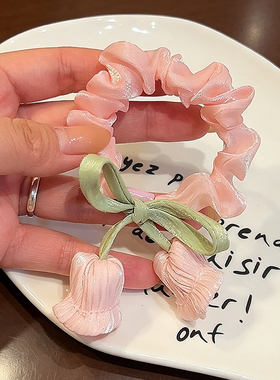 铃兰花蝴蝶结大肠发圈不伤发
