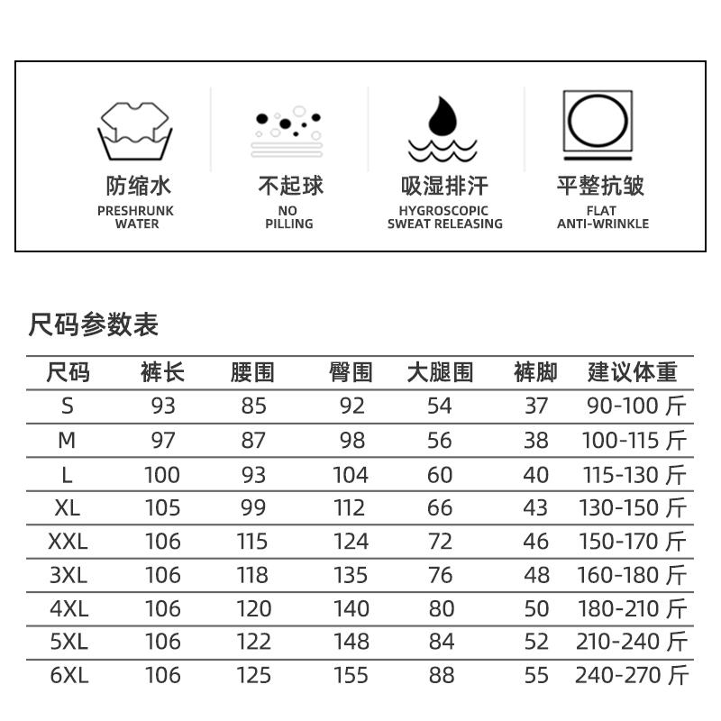 护士裤子男大码医生白裤子加肥加大松紧腰厚款多色护士工作裤春季