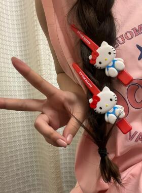 天啊~后悔没早下手这个kitty发夹