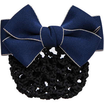 历史新低!头花女职业盘发网兜酒店护士银行空姐服务员工作发夹发饰妞吖饰品实付1.5元到手包邮