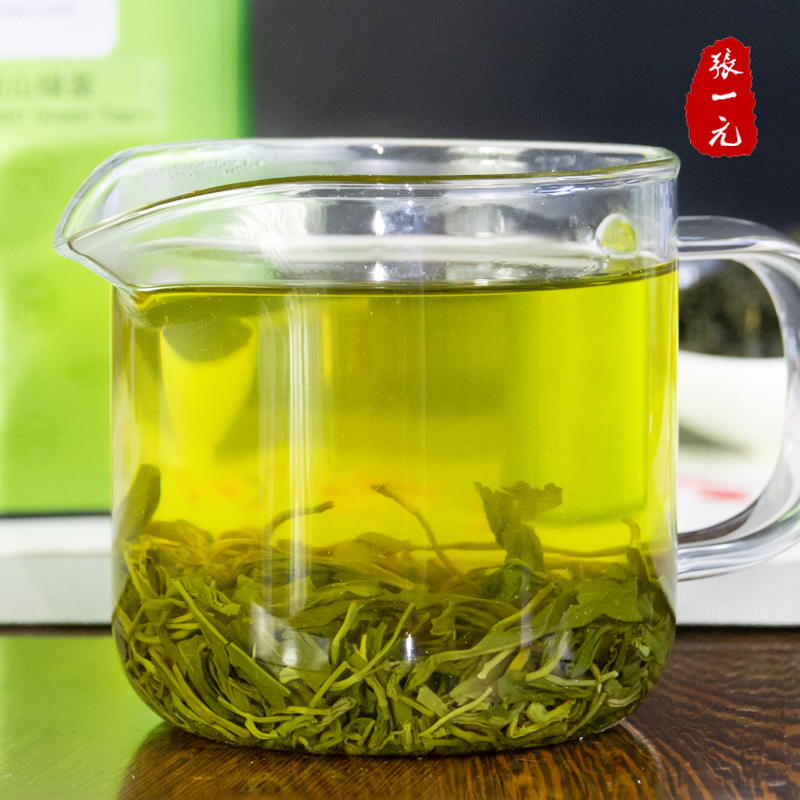 张一元茶叶2024新茶雨前一级高山绿茶600g(300gx2罐)嫩芽春茶绿茶 - 图1