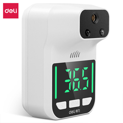 Deli infrared thermometer automatic high precision electronic voice non contact thermometer