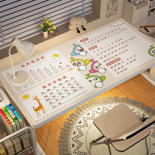 Mother and baby tasteless cartoon desk mat