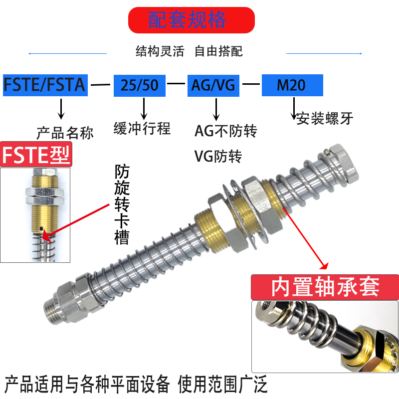 施迈茨机械手支架真空吸盘金具座连接件配件FSTE-AG25/50/75-G1/4 - 图2