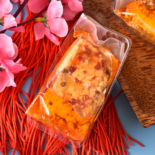 桂林腐乳桂林三宝 香老太红油腐乳50gX4盒 广西白腐乳霉臭豆腐乳 - 图2