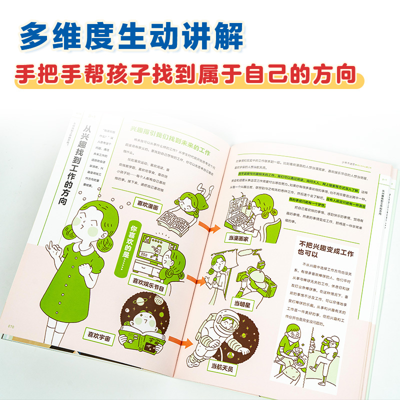 少年不迷茫全2册漫画故事比学习成绩还重要100倍的事我们为什么要学习要工作知道上学是为了什么面对未来不茫然青少年励志成长图书
