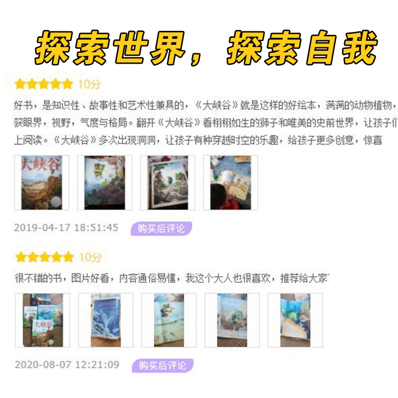 凯迪克奖探索系列陈振盼经典作品全7册精装科普绘本一座岛的600万年穿越侏罗纪原始森林寒武纪珊瑚礁大峡谷万有引力我和宇宙西洋菜