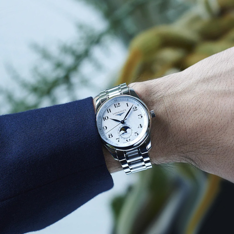 Longines浪琴男表 新款名匠月相机械手表40大表盘L2.909.4.78.6