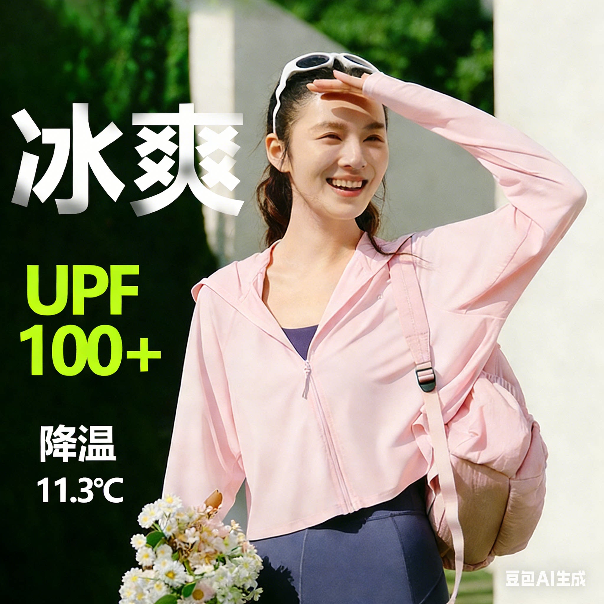 蕉下防晒衣女2025新款防紫外线透气宽松夏防晒服焦下运动防晒外套