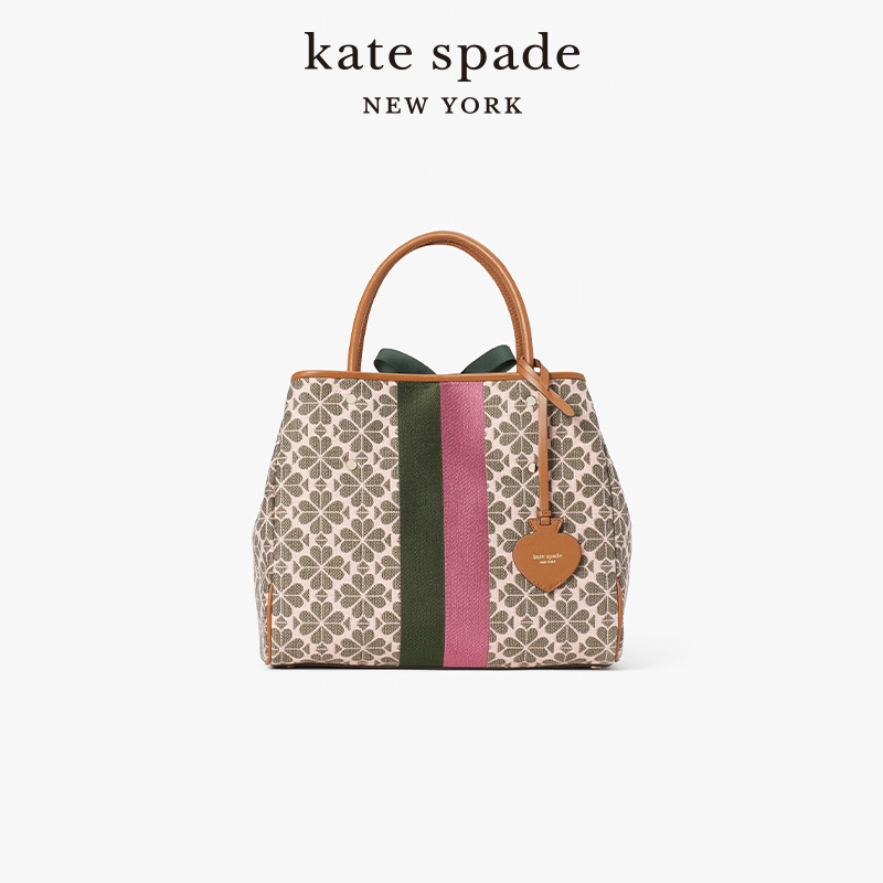 kate spadeks everything 中号老花单肩手提托特包通勤容量大女_箱包皮具_热销女包_男包