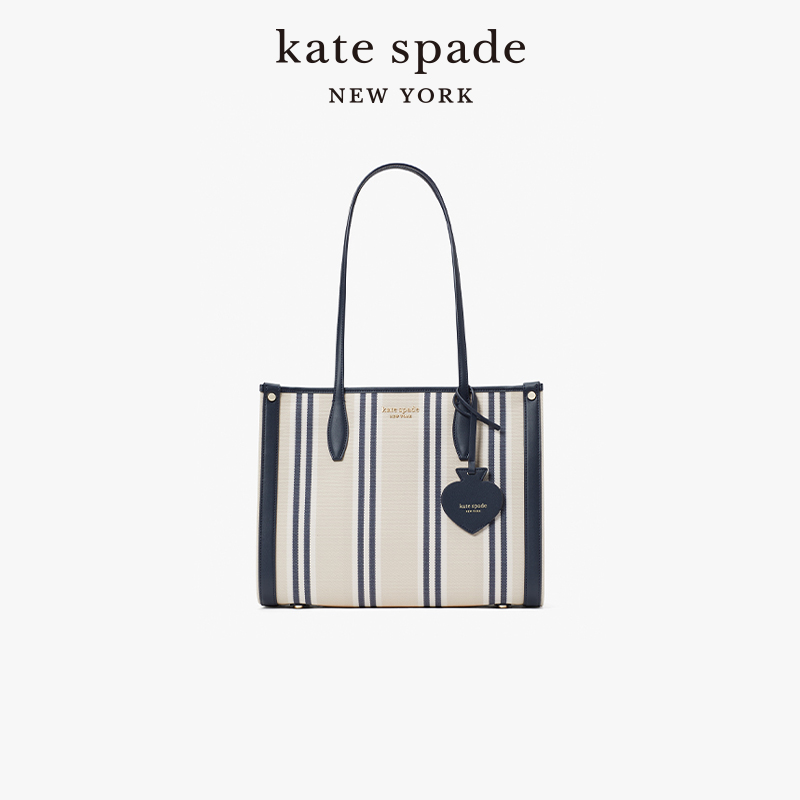 中号条纹托特包单肩手提通勤 market ks spade kate 春季新品 中号条纹托特包单肩手提通勤 market ks spade kate 春季新品