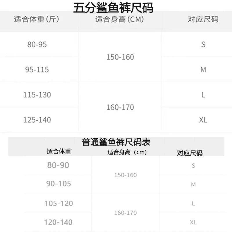 micisty密汐皙迪鲨鱼裤女夏季薄蜜桃臀显瘦运动打底裤收腹提臀裤 - 图3