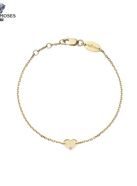 红绳女士钻石金链制手链