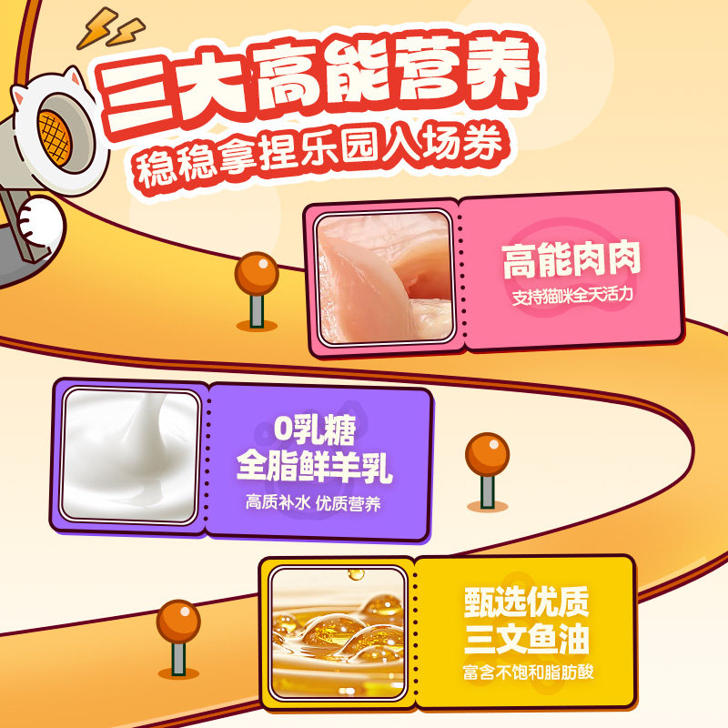 地狱厨房HELL'S KITCHEN三色营养乐园碗猫用主食餐盒营养补水湿粮,淘宝优惠券,粉丝福利购,淘宝优惠卷