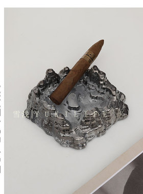 中古水晶日式富士山雪茄缸潮流