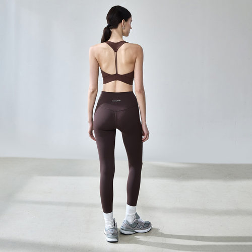 movingtime运动内衣女美背健身文胸外穿跑步防震固定杯瑜伽服背心 - 图3