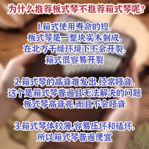 天猫【专业演奏级】鲁儒A类板式黑胡桃木拇指琴21音乐器卡林巴,淘宝优惠券,粉丝福利购,淘宝优惠卷