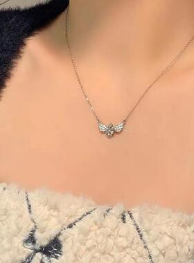 天使之翼项链女轻奢小众高级情人节闺蜜生日礼物2024新款轻盈