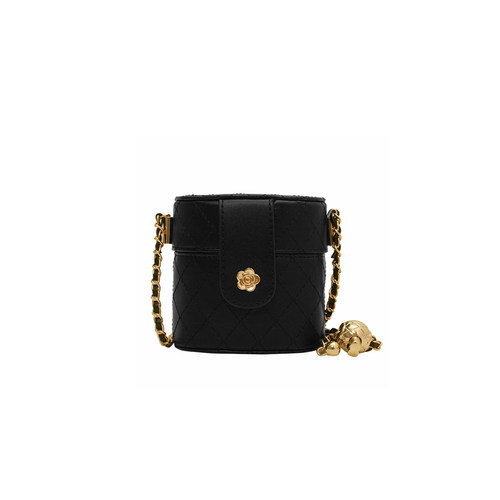 今年流行mini迷你小包包女2025新款潮夏季小包菱格链条斜挎口红包 - 图0