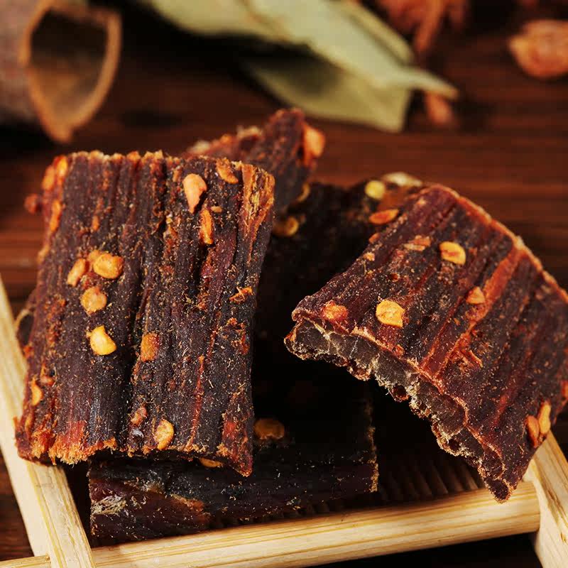 西藏特产超干手撕500g风干牛肉干 鲜卤九班牛肉类