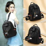 Рюкзак, модная универсальная вместительная и большая сумка через плечо для отдыха для путешествий, ткань оксфорд, коллекция 2021, в корейском стиле