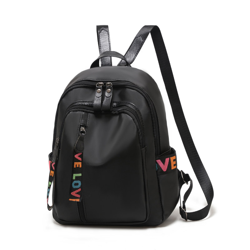 2020新款牛津布女韩版大容量双肩包 丁阁格双肩背包