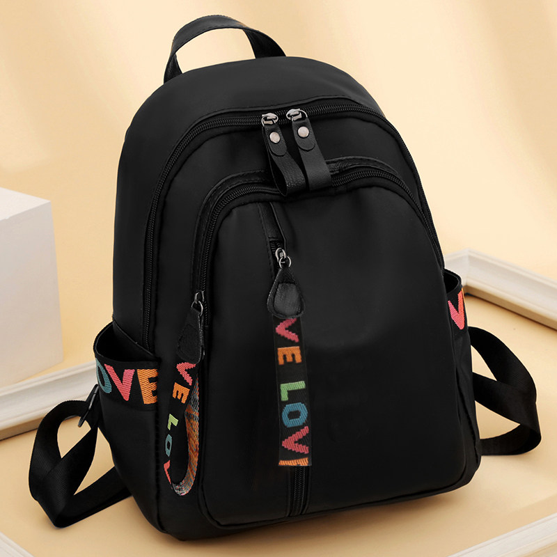 2020新款牛津布女韩版大容量双肩包 丁阁格双肩背包