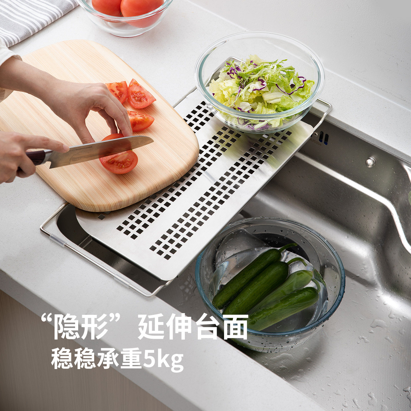 霜山不锈钢沥水架筷子碗碟收纳架厨房果蔬滤水托盘台面水槽置物架,淘宝优惠券,粉丝福利购,淘宝优惠卷