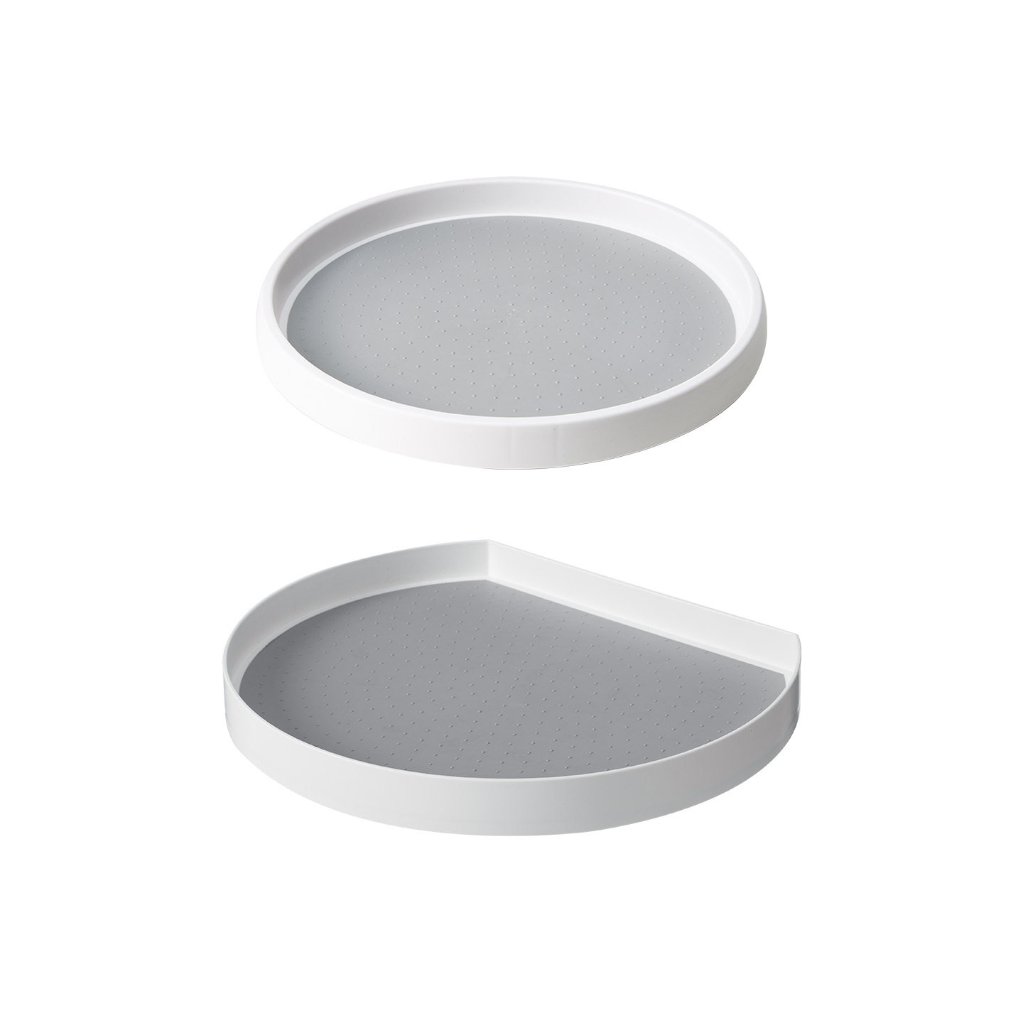 霜山旋转托盘多用途厨房调料收纳盒圆形置物架家用收纳转盘展示架,淘宝优惠券,粉丝福利购,淘宝优惠卷